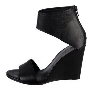 Vince Kelan Ankle-Cuff Wedge Sandal